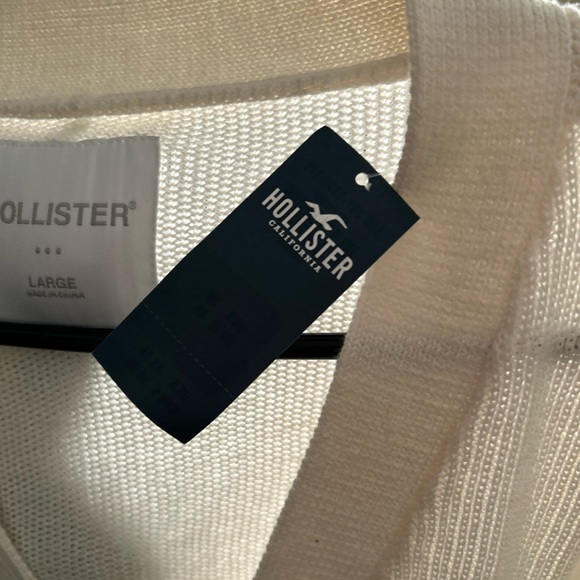 Hollister White Cardigan NWT - Picture 3 of 3